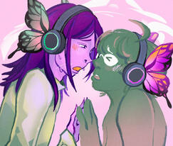 characters by Skwonk's Room & phozze